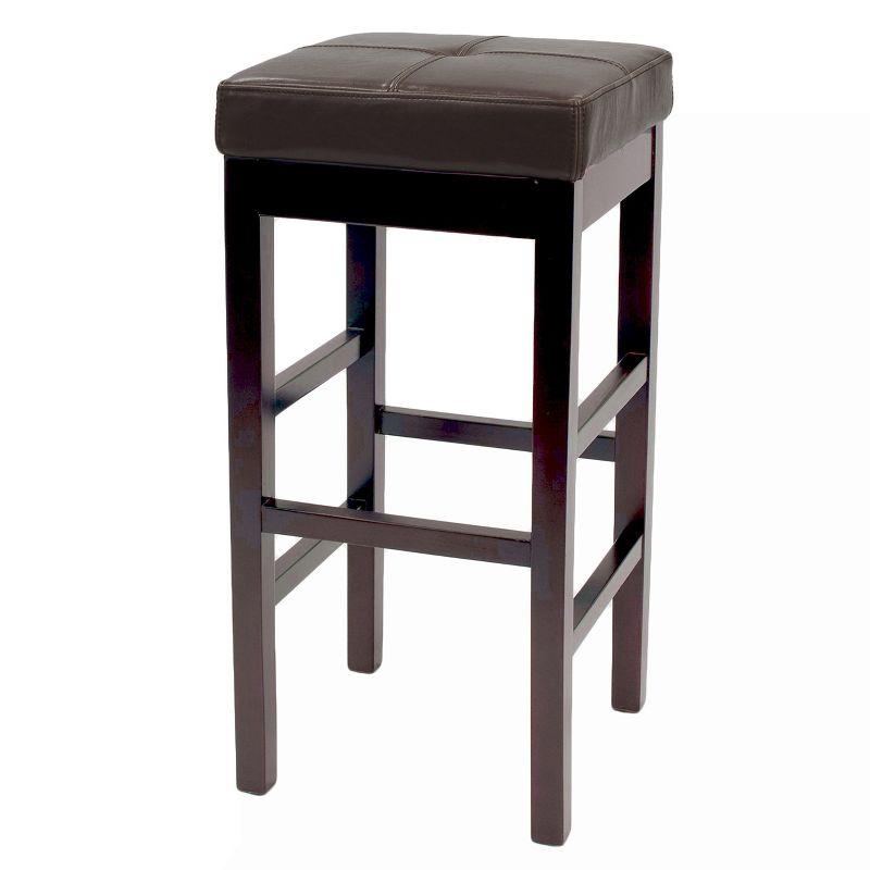 New Pacific Direct Valencia Backless Bicast Leather Counter Stool