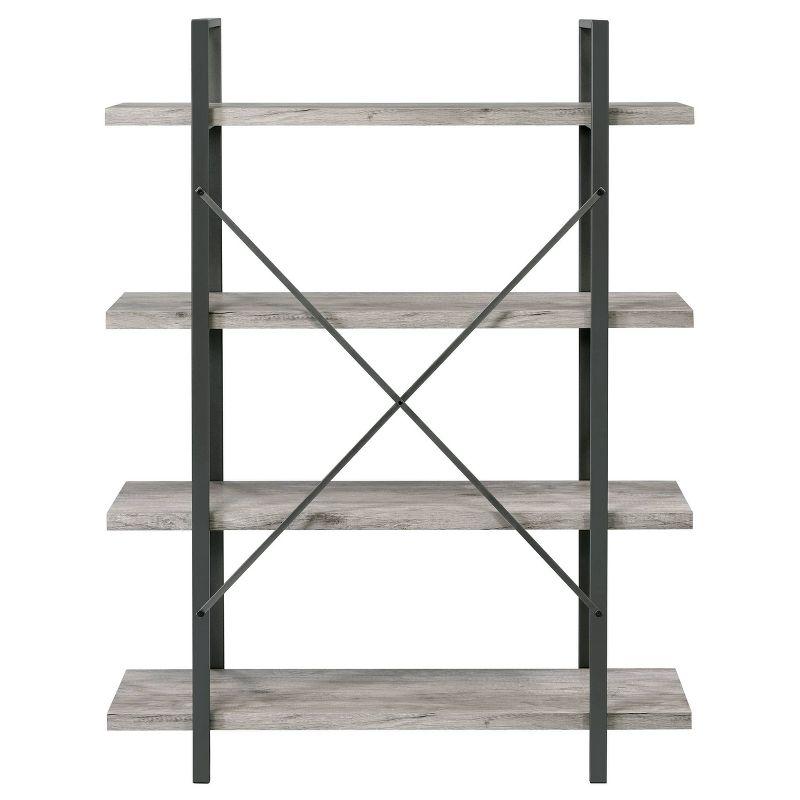 55" Cole 4 Shelf Bookcase with Frame - Coaster