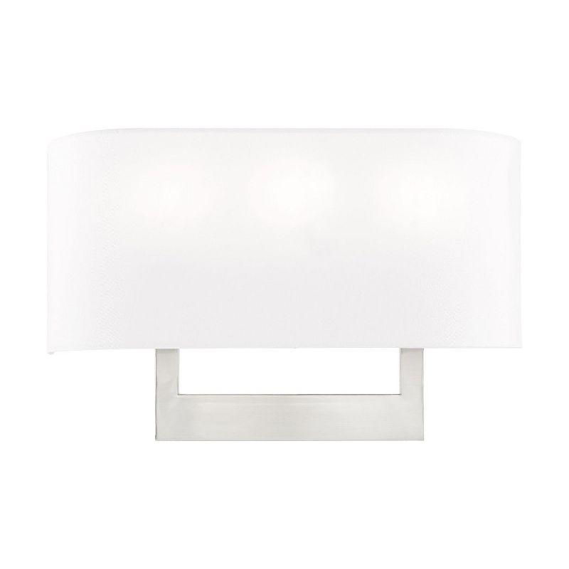 Livex Lighting Hayworth 3 - Light Wall Light in  Brushed Nickel