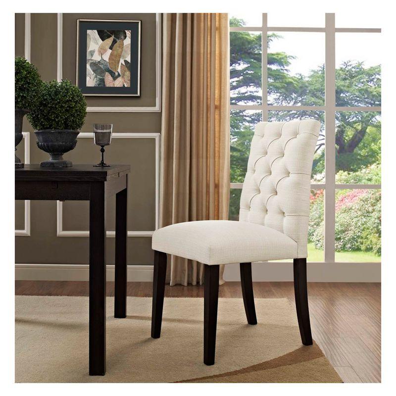 Modway Duchess Button Tufted Vegan Leather Dining Chair