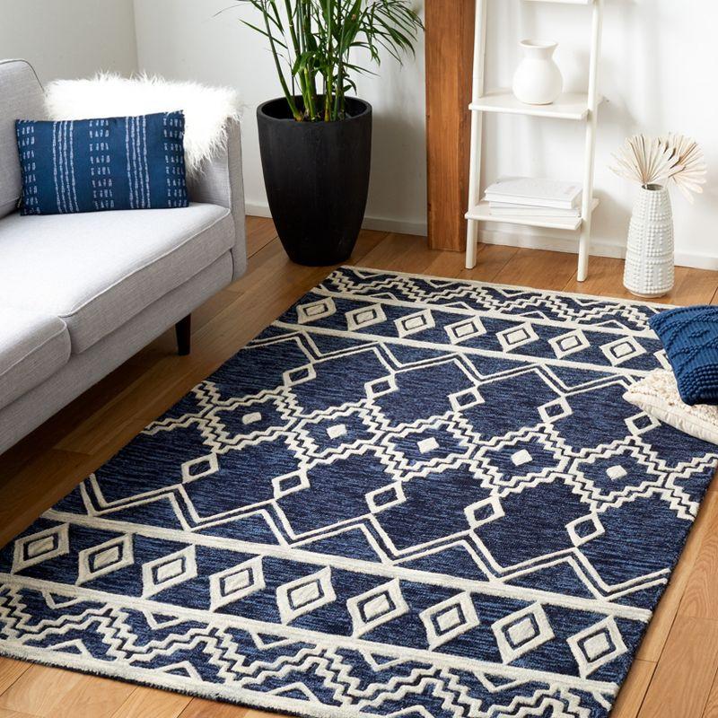Union Rustic Abbigaile Hand Tufted Wool Southwestern Rug