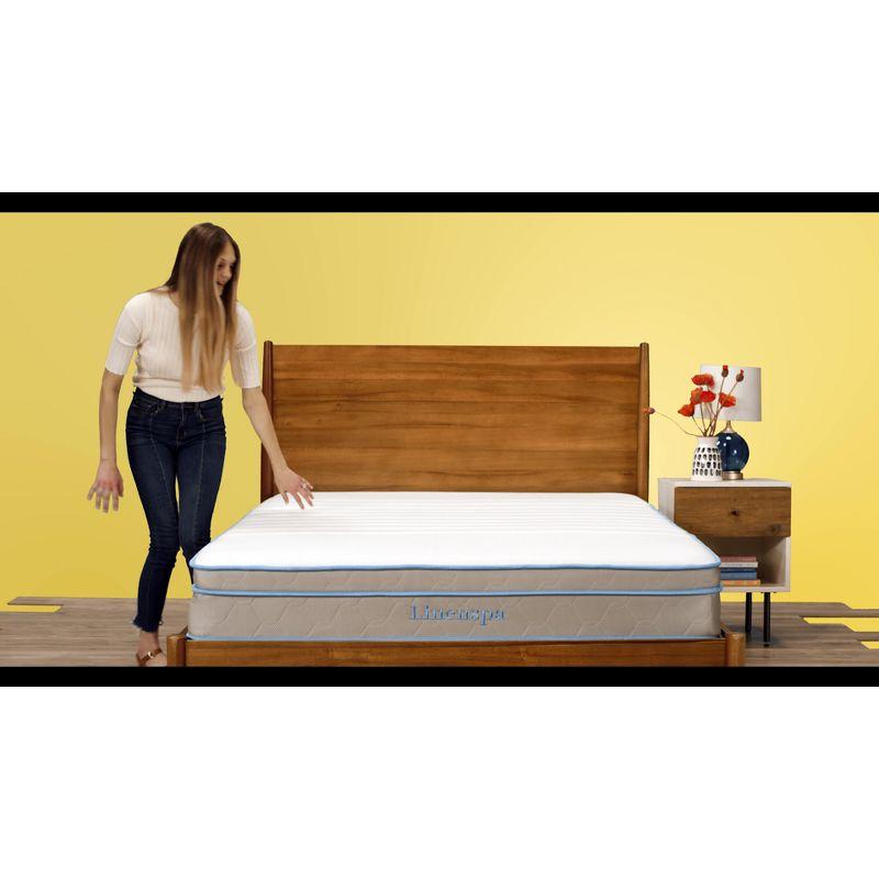 Linenspa Essentials 8" Spring & Memory Foam Hybrid Mattress