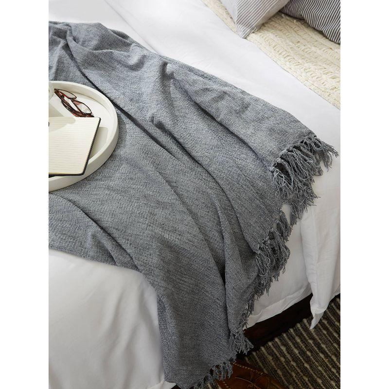 Design Imports Hand Woven Throw Blanket