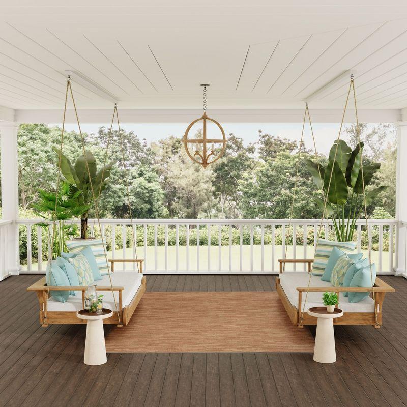 Nourison Essentials Easy Care Indoor Outdoor Area Rug - Rust 9' x 12'