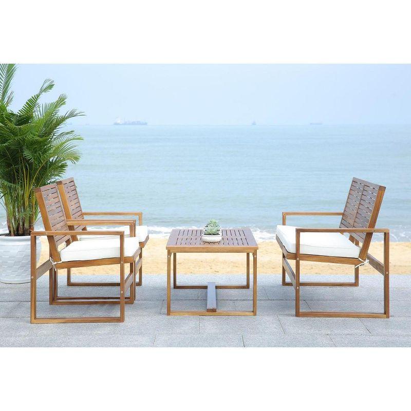 Ozark 4 Piece Patio Outdoor Living Set  - Safavieh