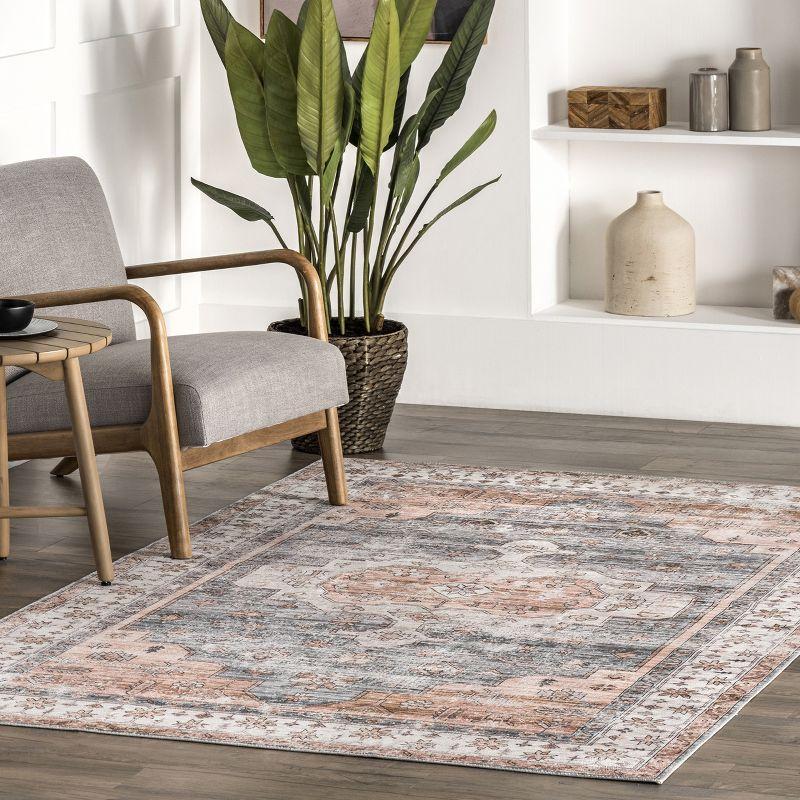 Luxe SoftSleek 8' x 10' Light Gray Recycled Fiber Area Rug