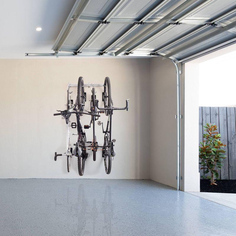 4 Bike Wall Mounted Bike Rack