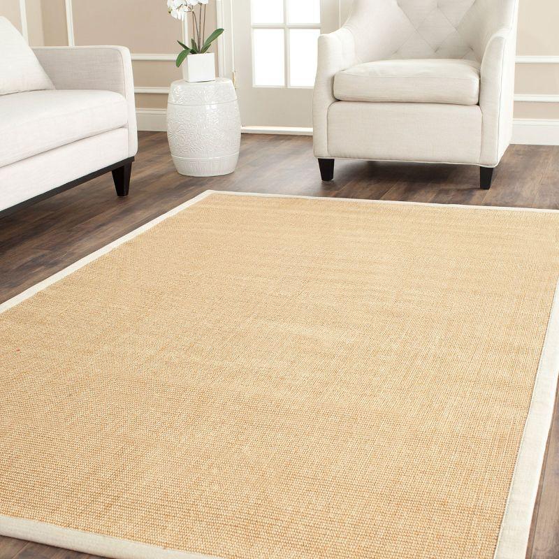 Natural Fiber NF441 Power Loomed Indoor Area Rug - Maize/Wheat - 5'x8' - Safavieh.