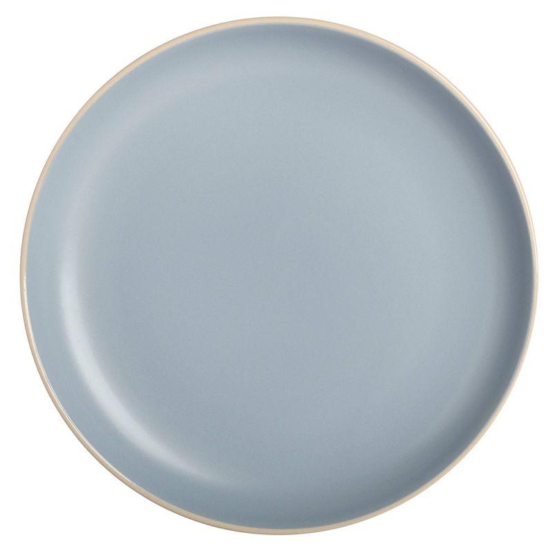 Blue Ceramic 32-Piece Dinnerware Set for 8