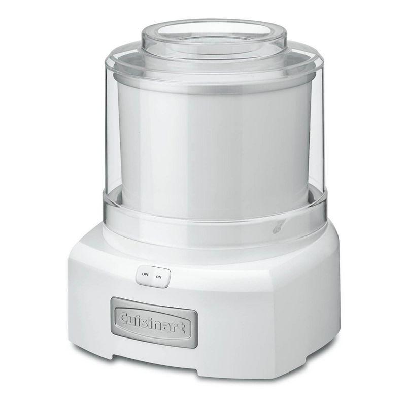 Cuisinart White Automatic Frozen Yogurt and Ice Cream Maker