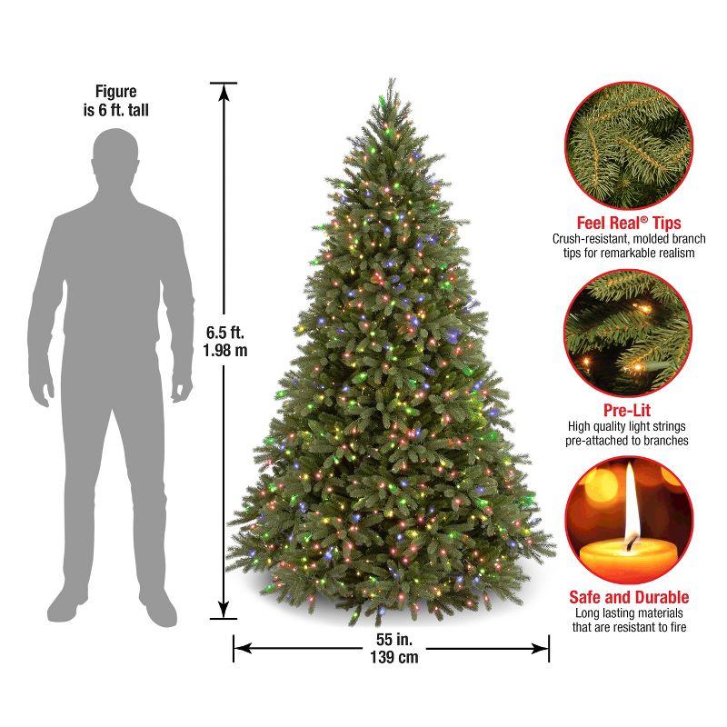 6.5' Prelit Jersey Fraser Fir Artificial Christmas Tree Clear Lights - National Tree Company