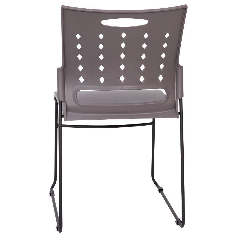 Heidi 881 lb. Capacity Sled Base Stack Chair with Air-Vent Back