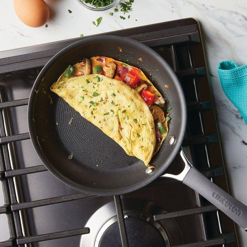 Circulon Radiance 8.5", 10" & 12.25" Open Frying Pans: Nonstick, Oven-Safe to 400°F, Dishwasher-Safe, Hard Anodized Aluminum