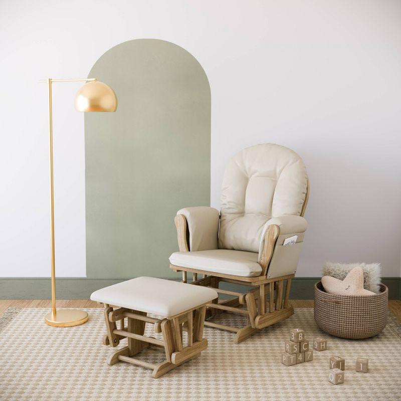 Hoop Glider with Ottoman