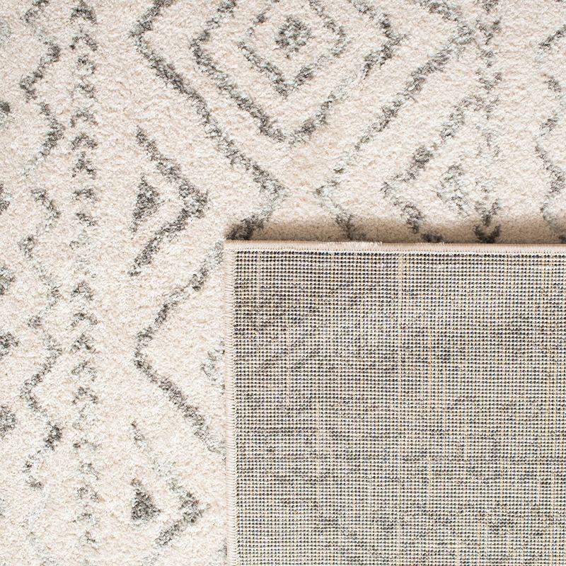 Tulum TUL267 Power Loomed Area Rug - Ivory/Grey - 9'x9' - Safavieh.
