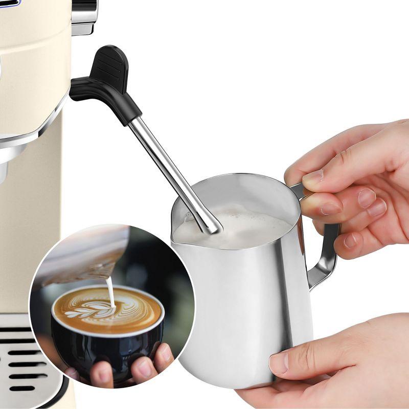 Casabrews CASABREWS CM5418 20 Bar Espresso Machine Coffee Maker W/ Powerful Steam Wand Stainless Steel