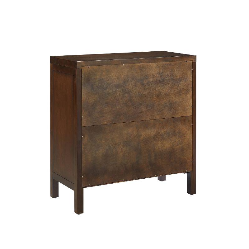 Darcy Dark Brown Medium Wood Accent Cabinet with Adjustable Shelving