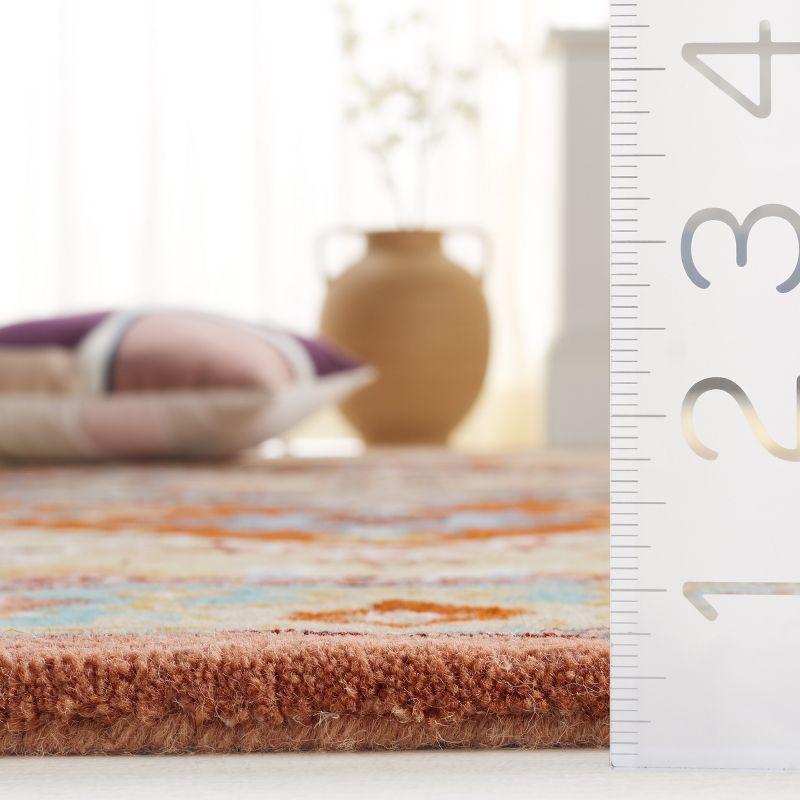 Heritage HG625 Handmade Area Rug - 5'x8' - Red/Pink - Safavieh