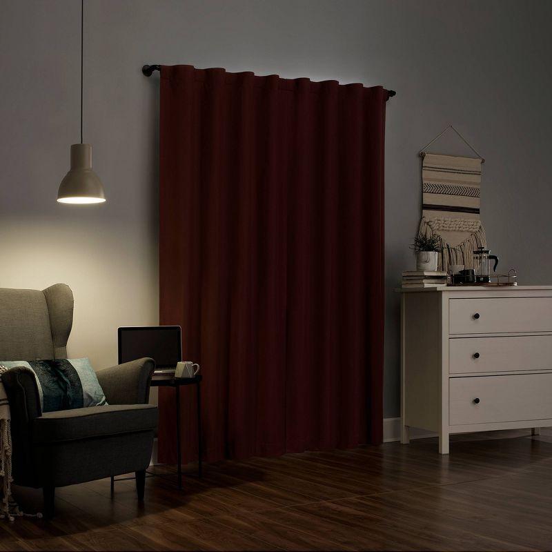 Sun Zero Blackout Cyrus Thermal Back Tab Curtain Panel