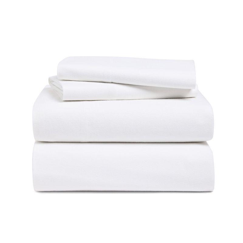 Cosy House Collection Flannel Bed Sheet Set - Dark Grey, Queen