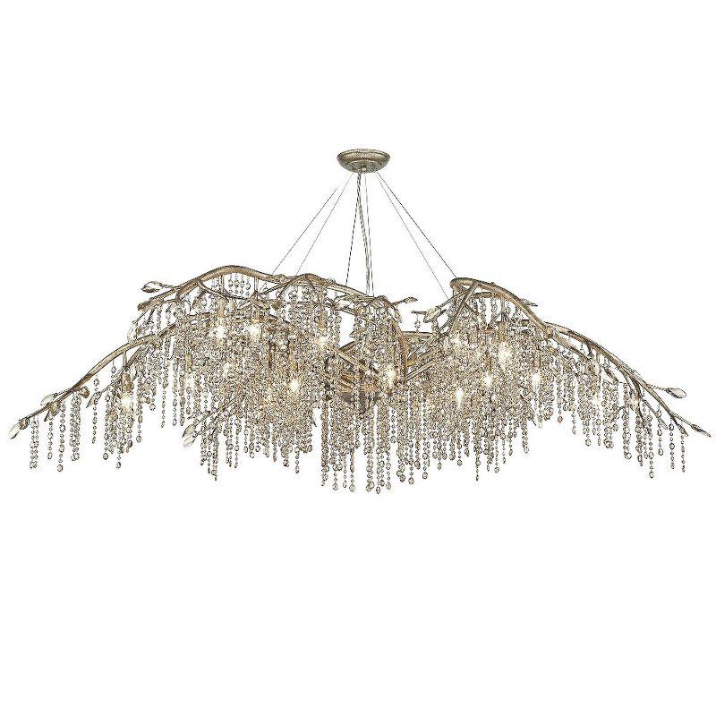 Autumn Twilight Mystic Gold 24-Light Crystal Chandelier