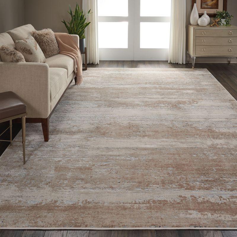 Nourison Rustic Textures Modern Indoor Area Rug Beige 7'10" x 10'6"