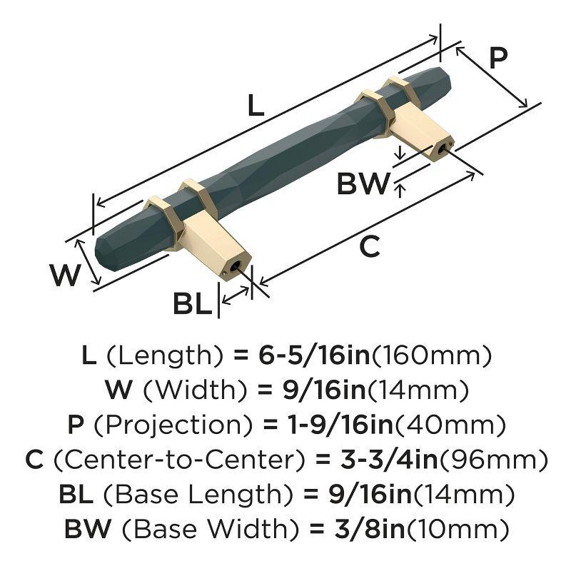 London 3 3/4" Center to Center Bar Pull