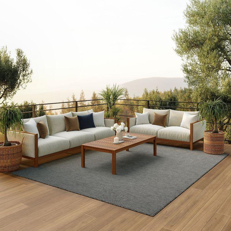 Nourison Positano Indoor/outdoor Area Rug - Charcoal 10' x 14'