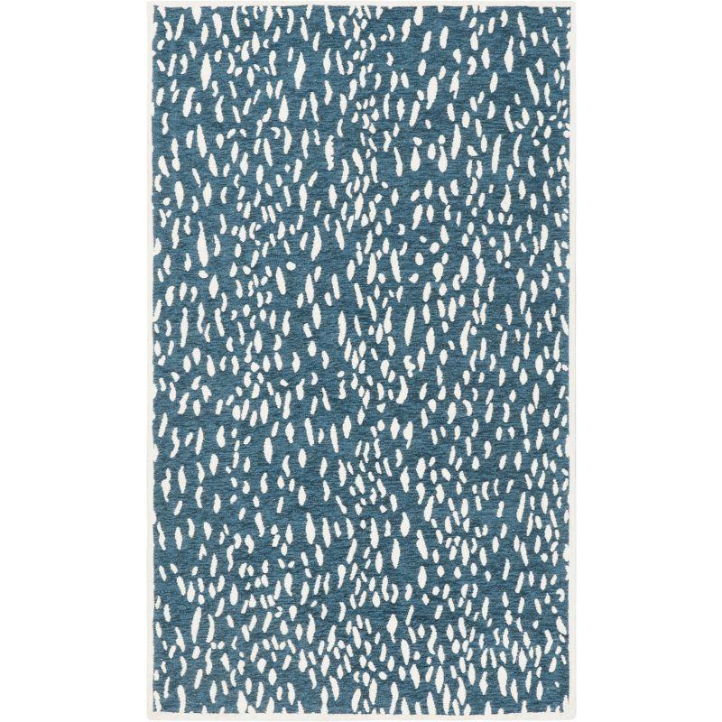 Marbella MRB657 Hand Loomed Accent Rug - Blue/Ivory - 2'3"x4' - Safavieh.