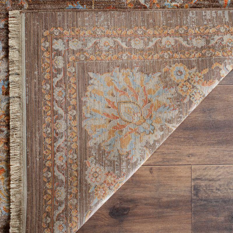 Vintage Persian VTP469 Power Loomed Indoor Runner Rug - Brown/Multi - 2'2"x12' - Safavieh