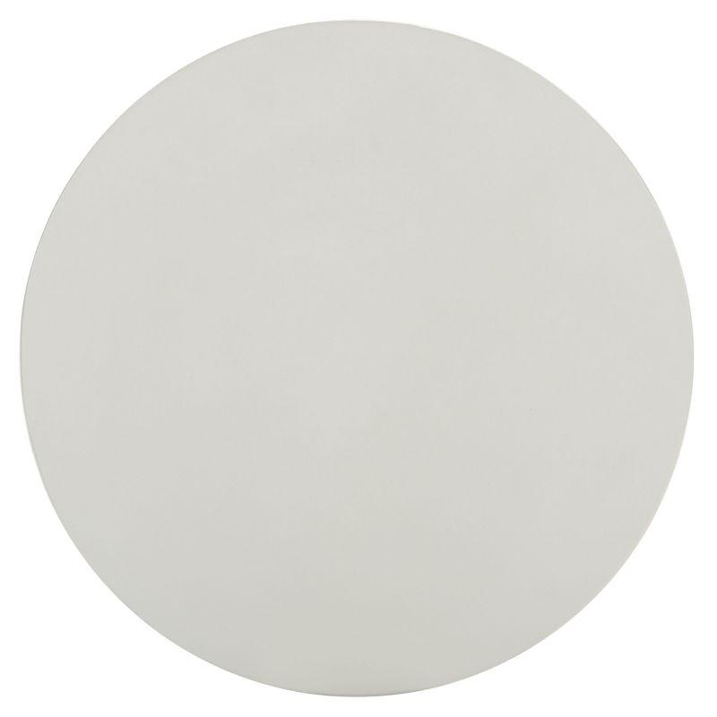 Jiraiya Concrete Accent Stool - Indoor/Outdoor - VNN1033 - White - Safavieh