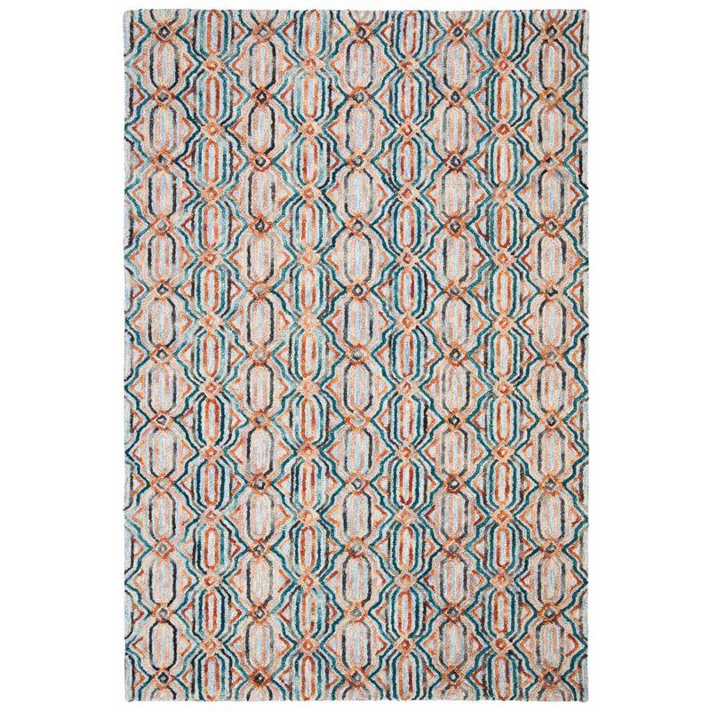 Trace TRC511 Hand Tufted Indoor Accent Rug - Light Blue/Blue - 4'x6' - Safavieh