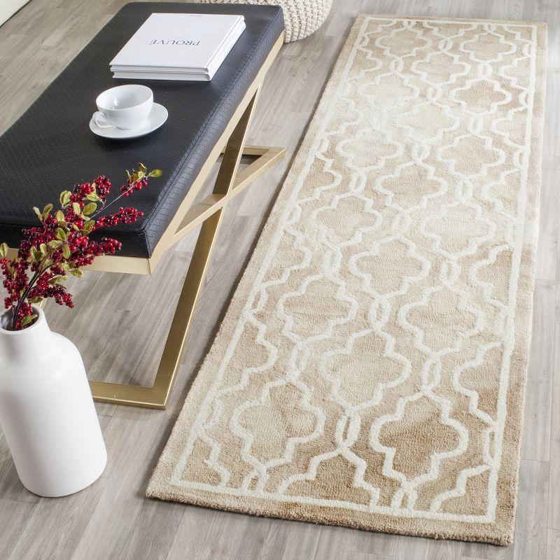 Dip Dye DDY539 Hand Tufted Indoor Runner - Beige/Ivory - 2'3"x12' - Safavieh
