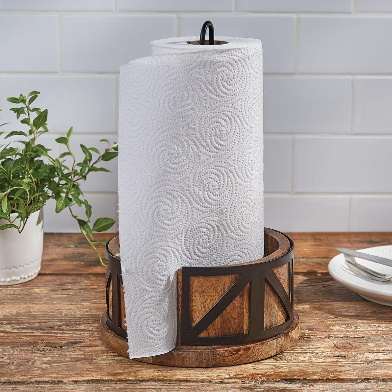 Split P Urban Farmhouse Paper Towel Holder