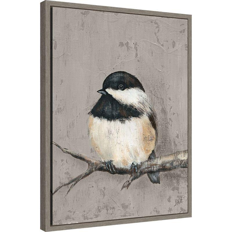 Amanti Art Winter Bird IV by Jade Reynolds Canvas Wall Art Print Framed 18 x 24-in.