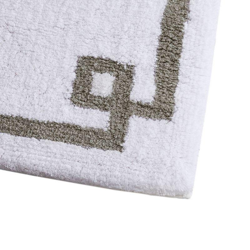 Madison Park 100% Cotton Tufted Bath Rug with Non-Slip Backing