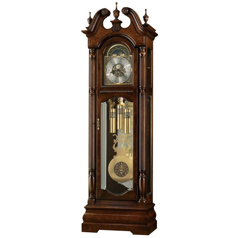 Edinburg 90.75'' H Solid + Manufactured Wood Grandfather Clock