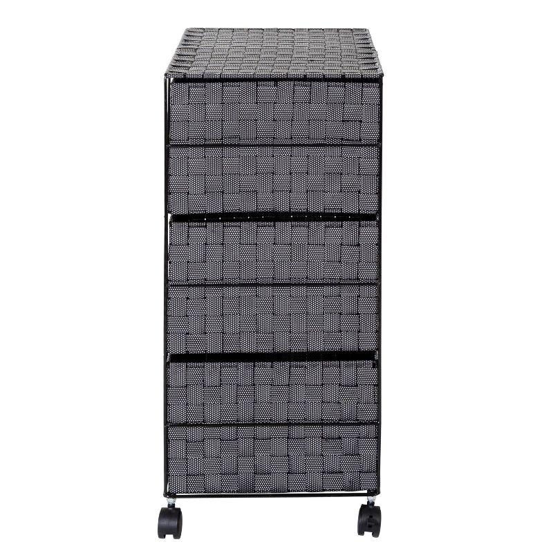 Honey-Can-Do 3 Drawer Woven Organizer with Wheels