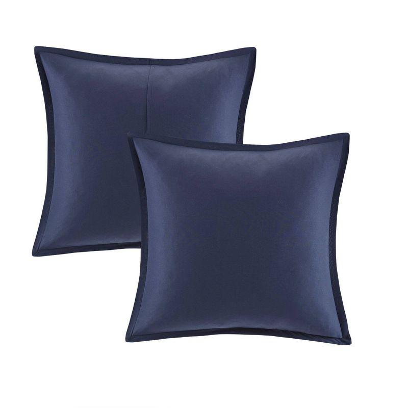 Zennia 7 Piece Seersucker Floral Comforter Set with Throw Blanket