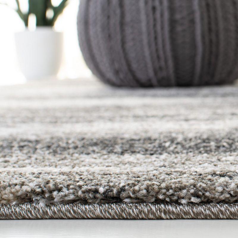 Retro RET2693 Power Loomed Indoor Area Rug - Dark Grey/Light Grey - 8'x8' - Safavieh.