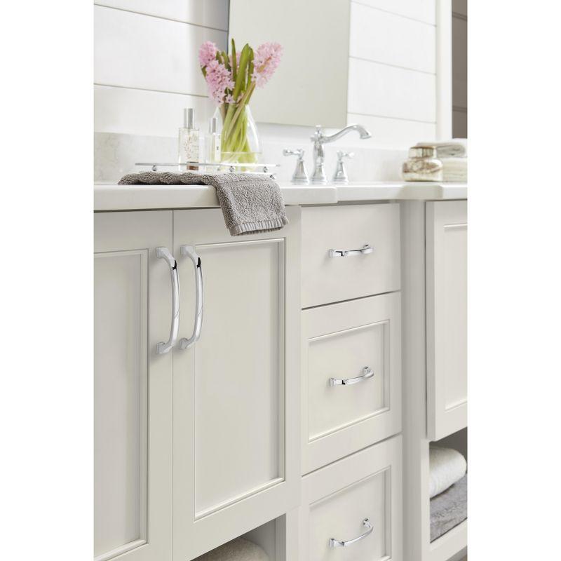 Amerock Revitalize 6-5/16 inch (160mm) Center-to-Center Polished Chrome Cabinet Pull