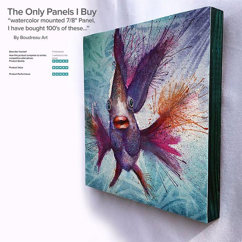 Da Vinci Pro Birch Wood Painting 1-5/8" Panel  18x18" - 4 Pack