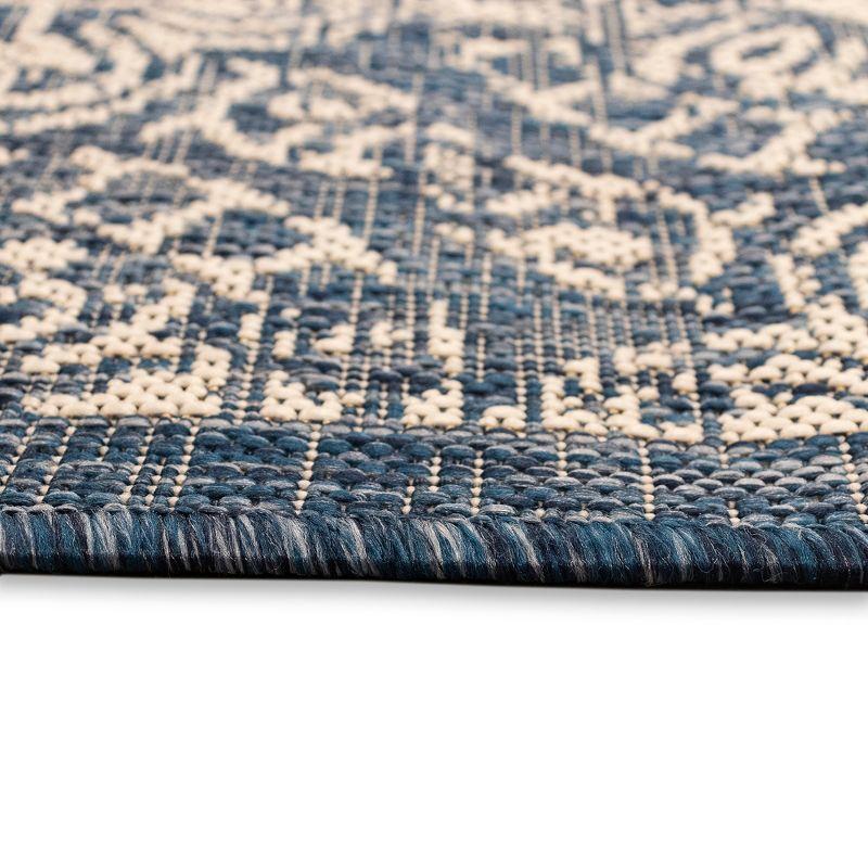 Liora Manne Carmel  Indoor/Outdoor Rug  Navy..