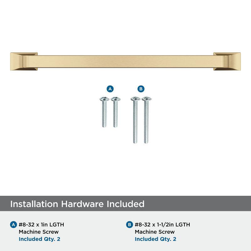 Amerock Westerly 6-5/16 inch (160mm) Center-to-Center Champagne Bronze Cabinet Pull