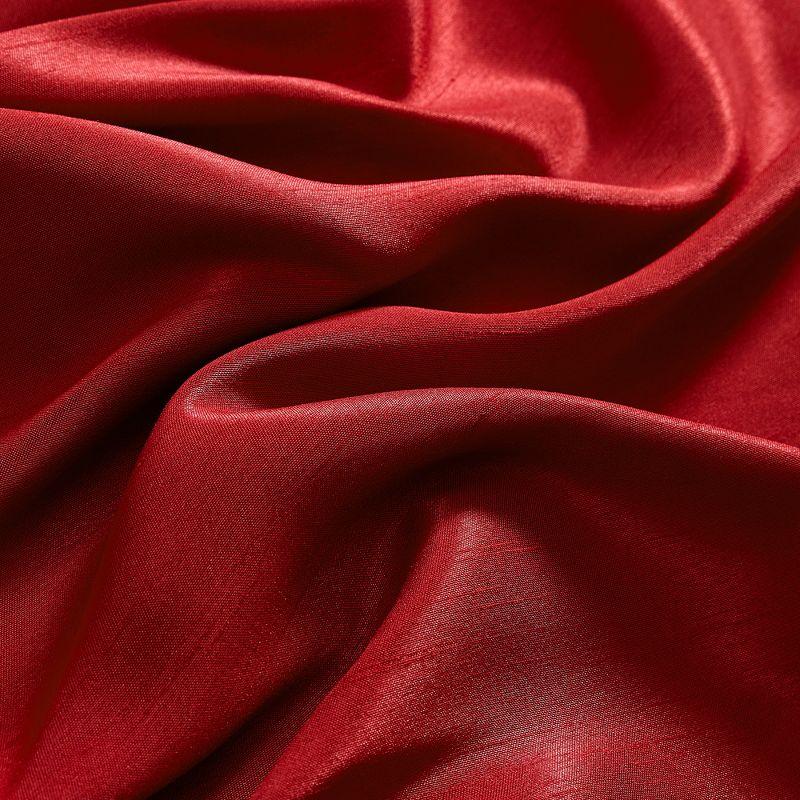 All Seasons Single Waterfall Window Valance - 52" x 36" - Rouge Red - Elrene Home Fashions