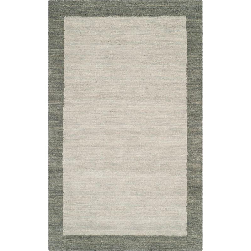 Himalaya HIM580 Hand Loomed Area Rug - Light Grey/Dark Grey - 3'x5' - Safavieh.