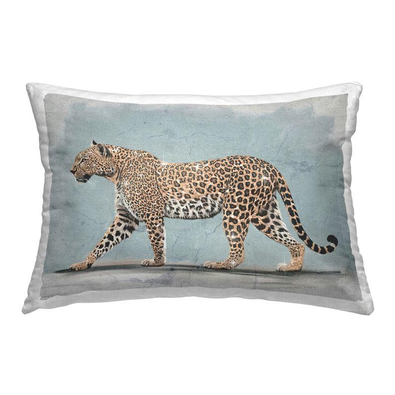 Stupell Industries Stupell Industries Stepping Glam Leopard Decorative Printed Throw Pillow by Svetlana Aleynikova