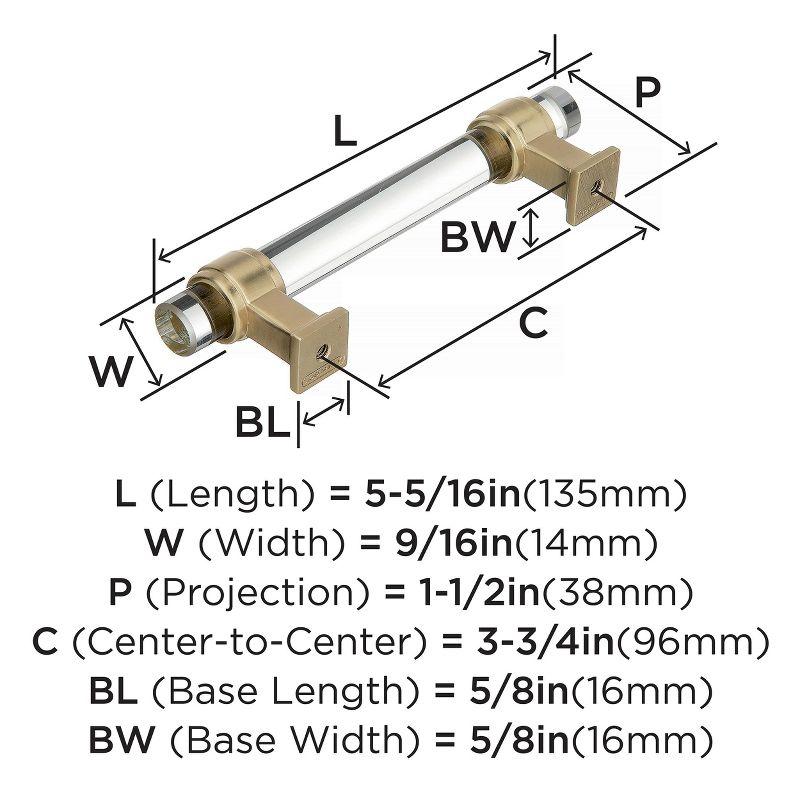 Glacio 3 3/4" Center to Center Bar Pull