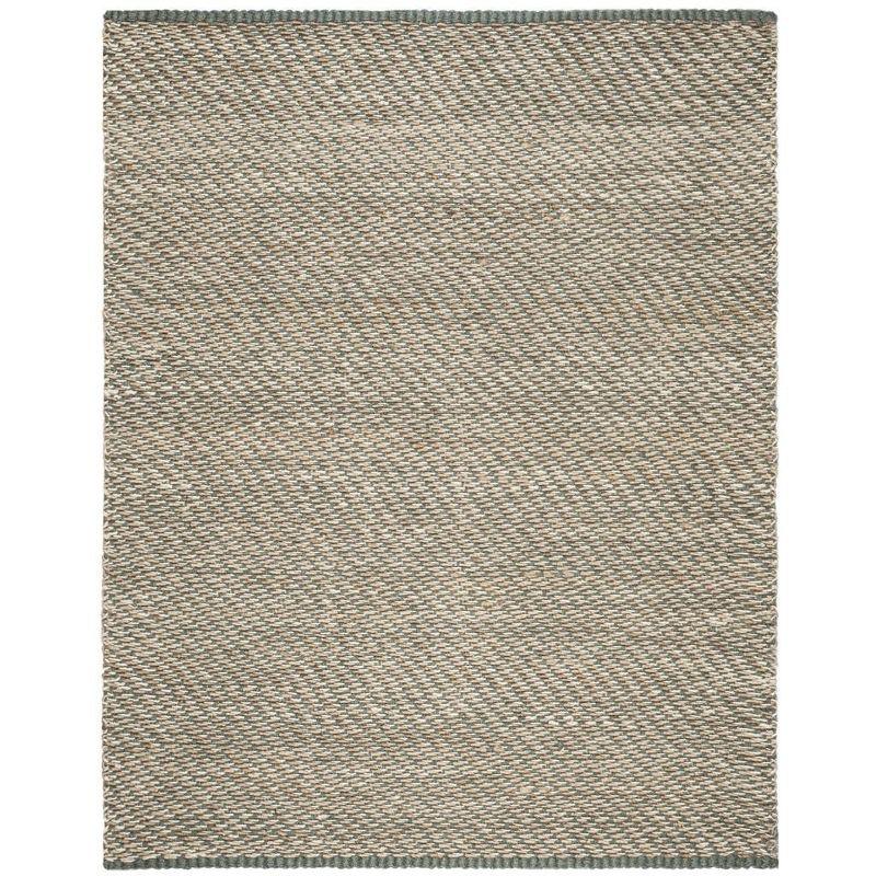 Natural Fiber NF454 Hand Woven Indoor Area Rug - Blue/Natural - 9'x12' - Safavieh