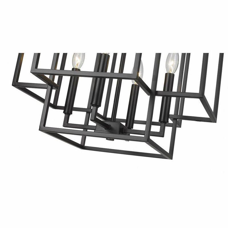 Z-Lite Titania 4 - Light Chandelier in  Matte Black